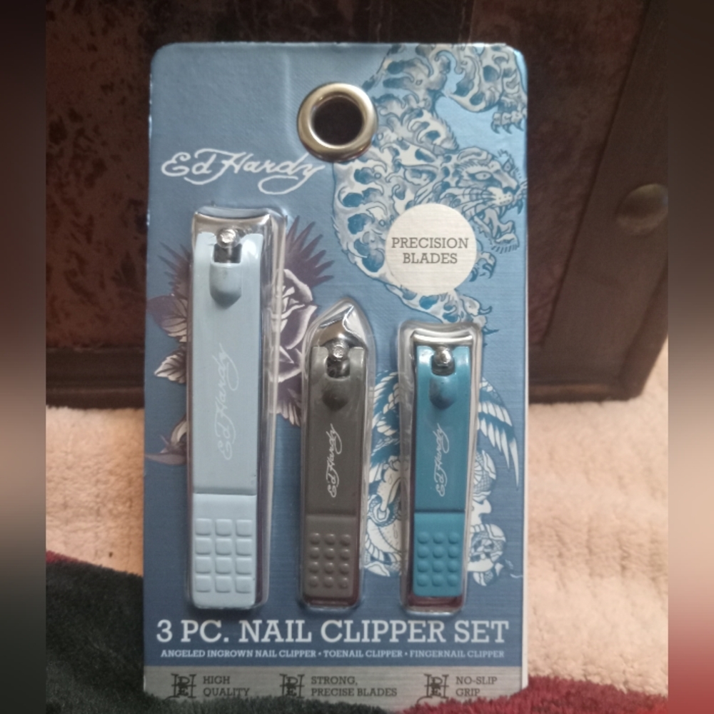 NWT Ed Hardy 3pc Nail Clippers